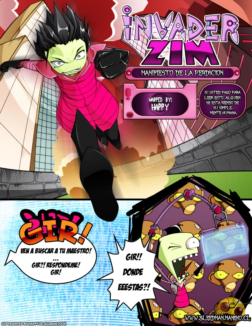 Invasor Zim: Manifiesto de la perdición página 2