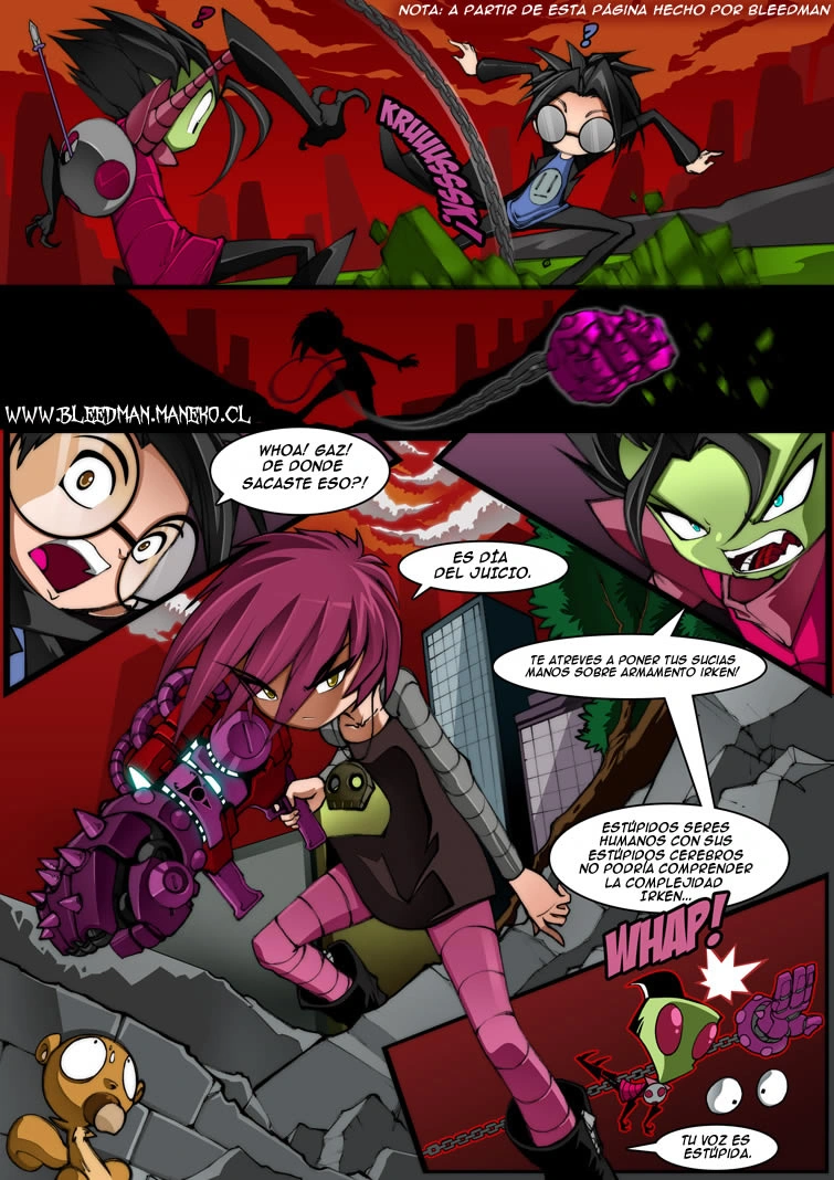 Invasor Zim: Manifiesto de la perdición página 7