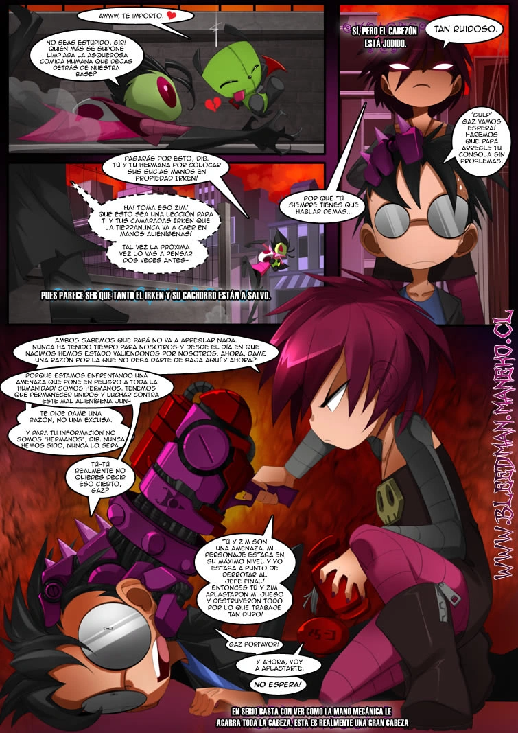 Invasor Zim: Manifiesto de la perdición página 9