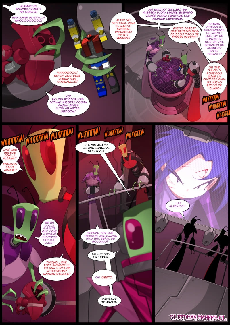 Invasor Zim: Manifiesto de la perdición página 40