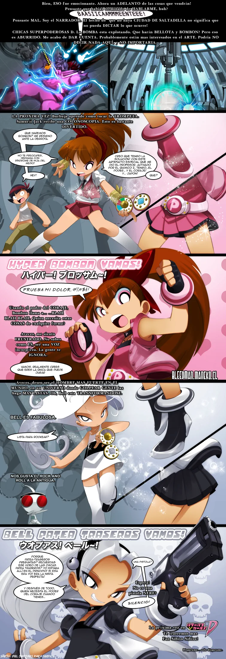 Powerpuff Girls Doujinshi (PPGD) Especial April Fool 2014
