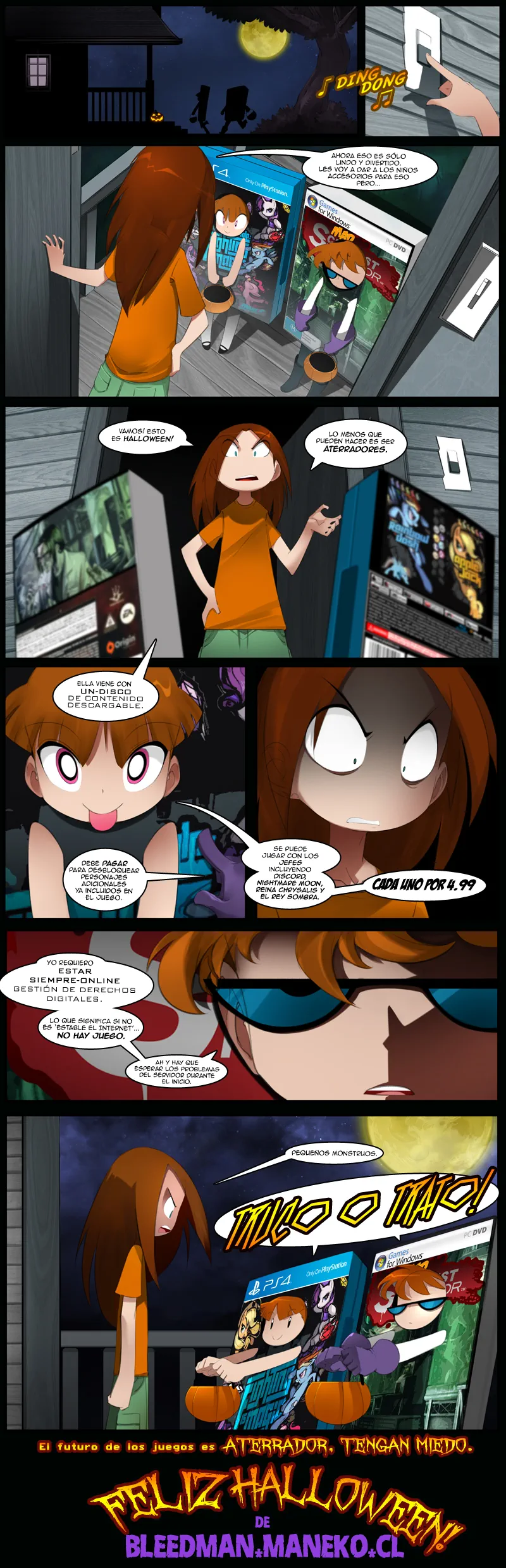 Powerpuff Girls Doujinshi (PPGD) Especial Halloween 2015