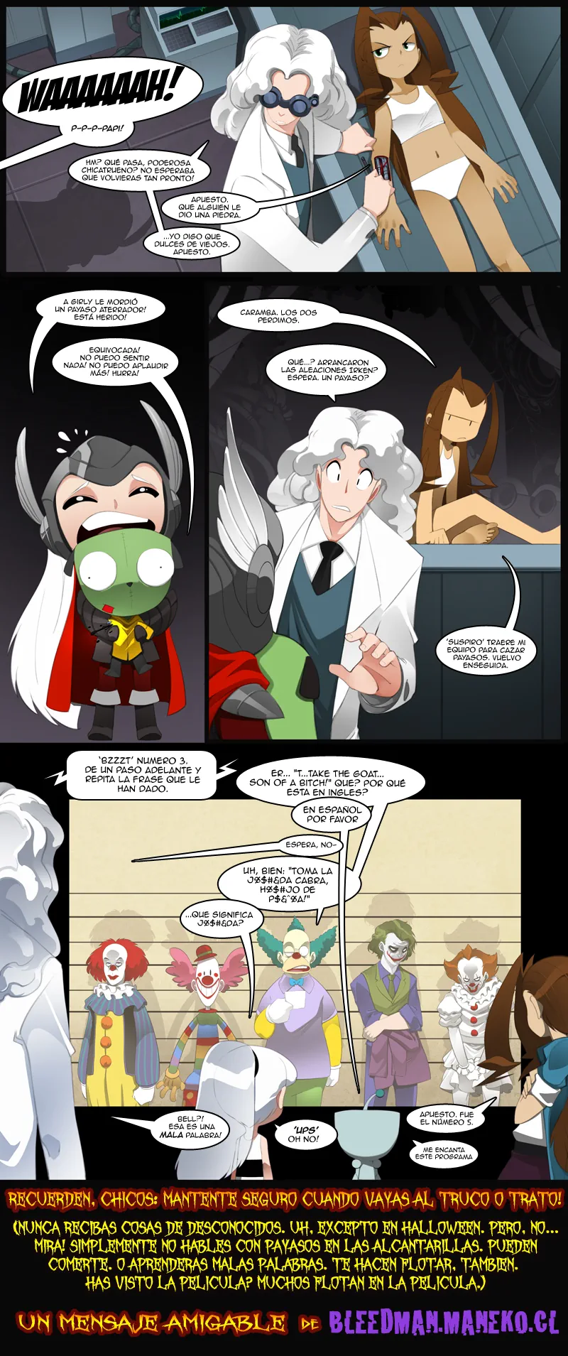 Powerpuff Girls Doujinshi (PPGD) Especial Halloween 2017 página 2