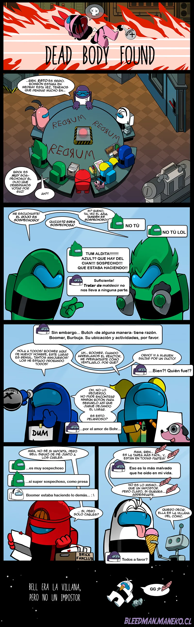 Powerpuff Girls Doujinshi (PPGD) Especial Halloween 2020 página 3