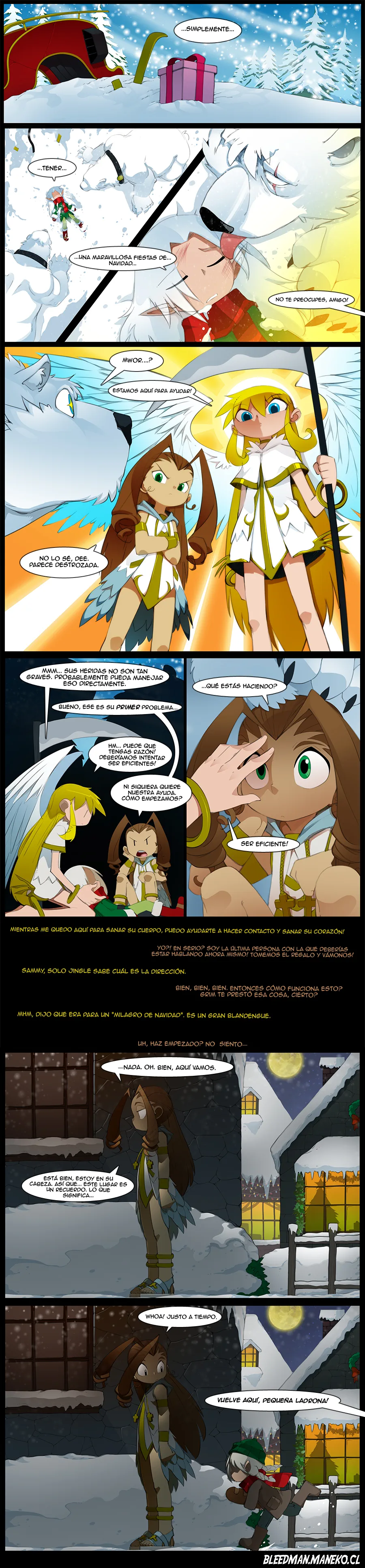 Powerpuff Girls Doujinshi (PPGD) Especial Navidad 2021 página 2