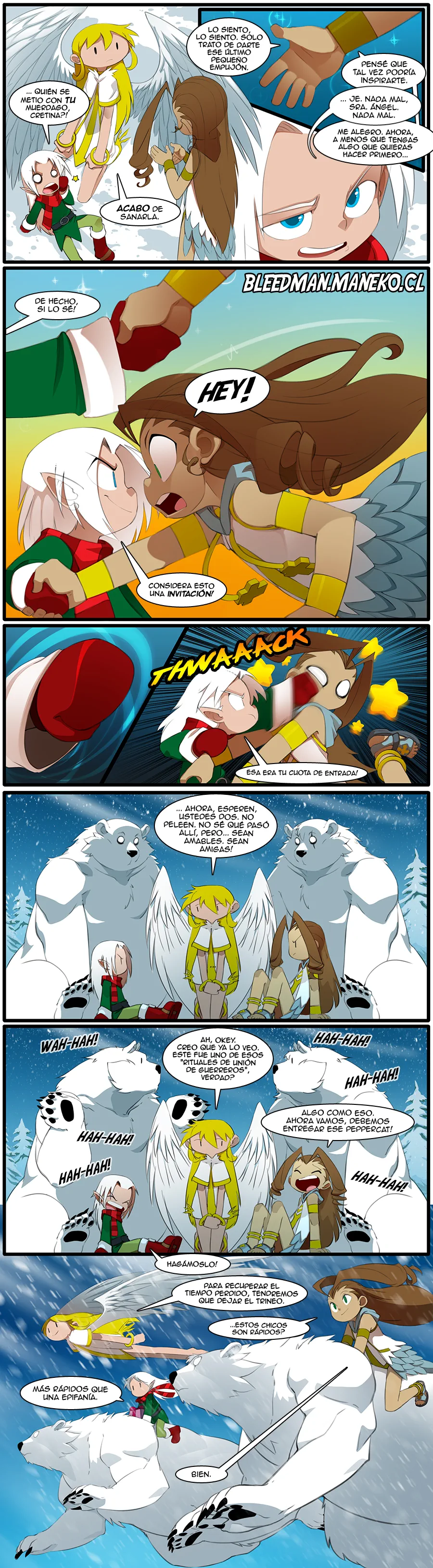 Powerpuff Girls Doujinshi (PPGD) Especial Navidad 2021 página 6