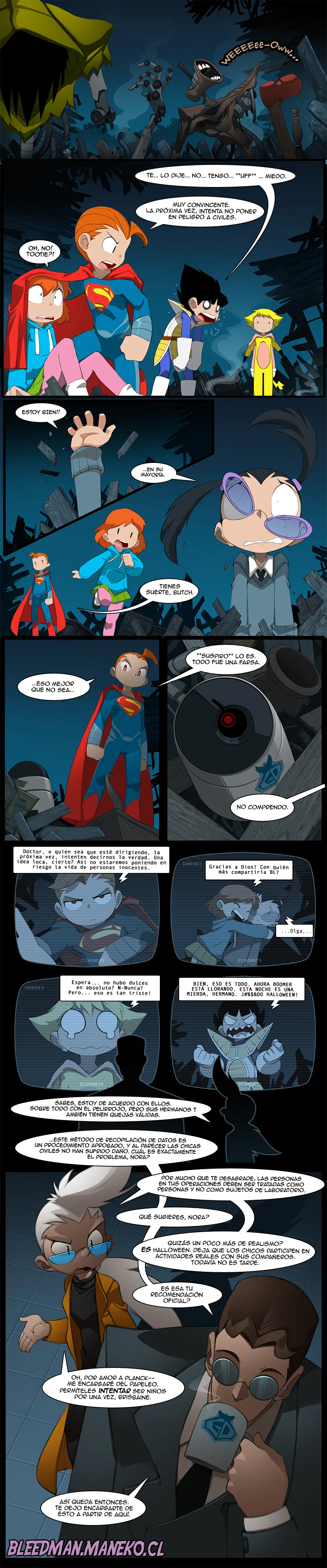 Powerpuff Girls Doujinshi (PPGD) Especial Halloween 2023 página 3