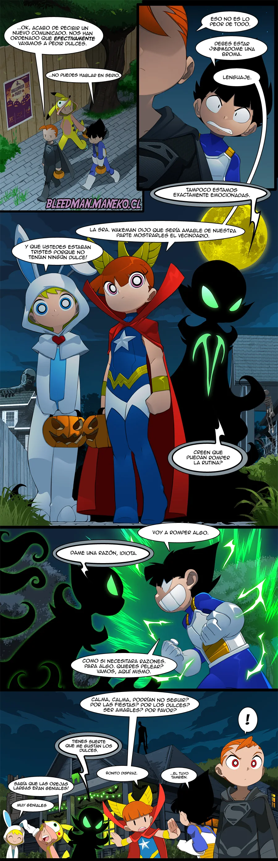 Powerpuff Girls Doujinshi (PPGD) Especial Halloween 2023 página 4