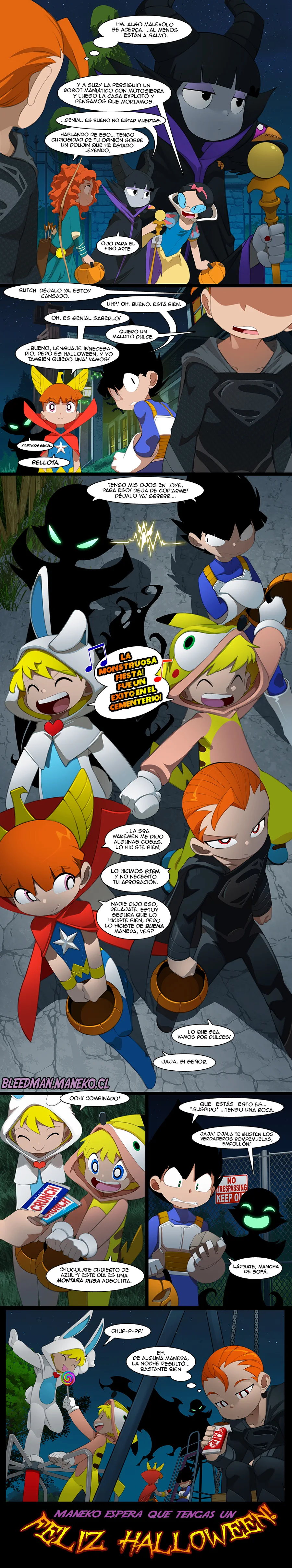 Powerpuff Girls Doujinshi (PPGD) Especial Halloween 2023 página 5